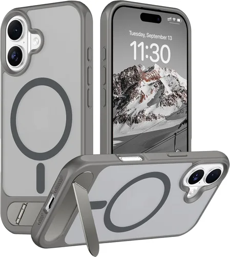 Vista 22 de Funda para iPhone 11 con compatibilidad magnética, [Soporte invisible incorporado][Compatible con MagSafe]