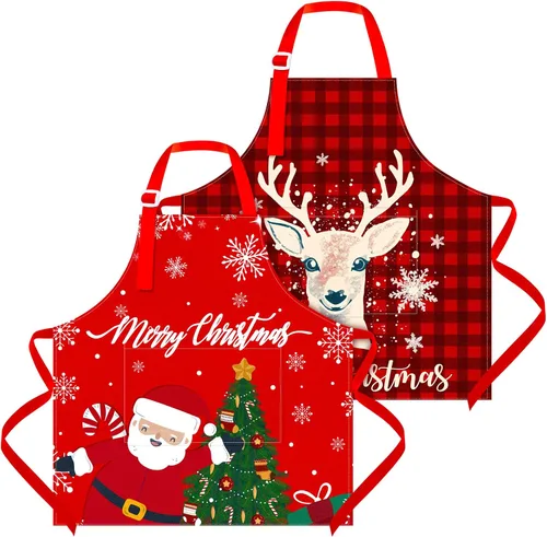Vista 7 de Sylfairy Delantales para Niñas, Delantal de Unicornio Arcoíris con Bolsillos para Niños, Delantales de Chef de Cocina para Cocinar, Hornear, Pintar