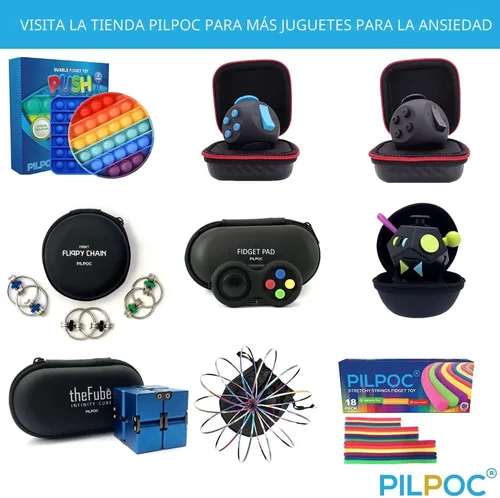 Vista 9 de PILPOC theFube Cubo Infinito Fidget Toys para Adultos - Cubo Mágico Infinito de Aluminio con Estuche, Resistente, Pesado, Alivio del Estrés