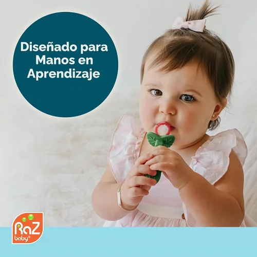 Vista 3 de RaZ-Berry - Cuchara para bebé, 100% silicona