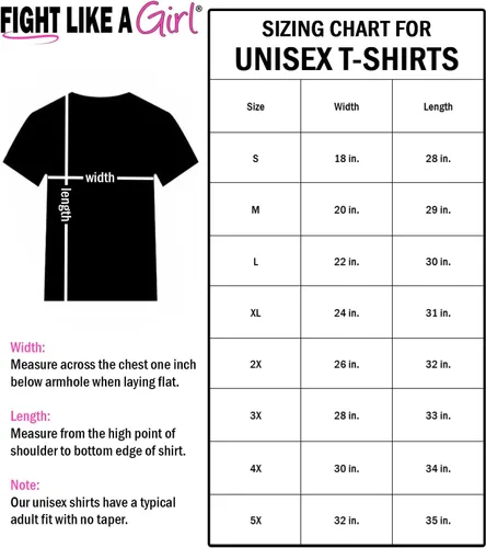 Vista 5 de Fight Like a Girl Camiseta unisex Signature