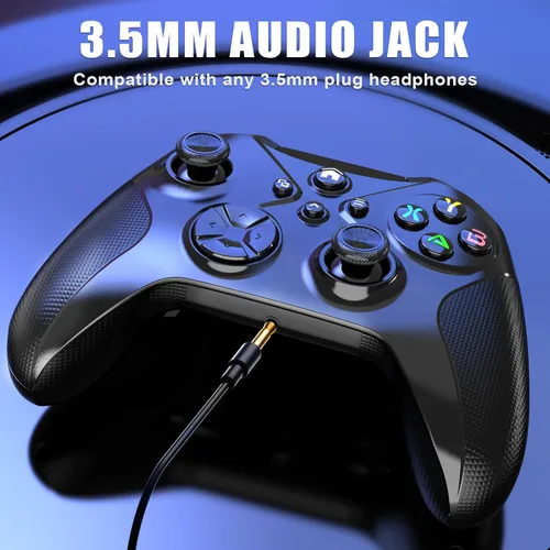 Vista 6 de Gamrombo Wireless Controller for Xbox One, PC Game Controller Support BluetoothWIFIWired Connection Compatible with Microsoft Xbox OneXbox One