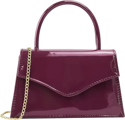 Vista 12 de Milisente Bolso de noche para mujer, bolso de mano para fiesta nupcial, bolsos de cóctel y baile de graduación con charol
