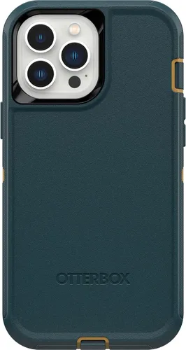 Vista 5 de OtterBox serie Defender - Carcasa para iPhone 13 Pro Max y iPhone 12 Pro Max (edición sin pantalla), color negro
