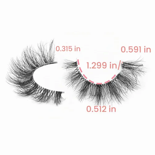 Vista 5 de FANXITON Pestañas postizas, ojo de gato natural, banda transparente