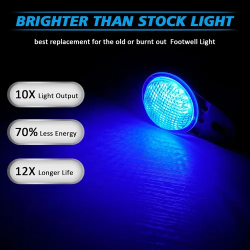 Vista 3 de Luces LED de cortesía interiores Bestview para alféizar de Dodge Durango Ram 1500 2500 3500 Classic Nitro Jeep Wrangler Commander Grand Cherokee