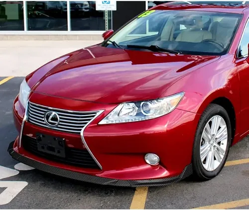 Vista 5 de EPARTS - Juego de 3 piezas de alerón para parachoques delantero, divisor de barbilla, kit de protección compatible con modelos Lexus ES350 / ES300h