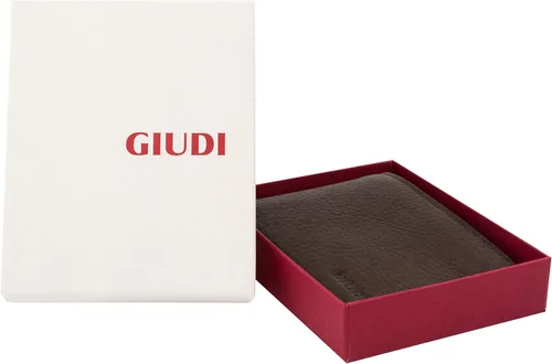 Vista 2 de Giudi - Funda de piel auténtica para hombre, diseño de 6 tarjetas, fabricado en Italia, fino, fácil y cómodo, excelente regalo para hombres