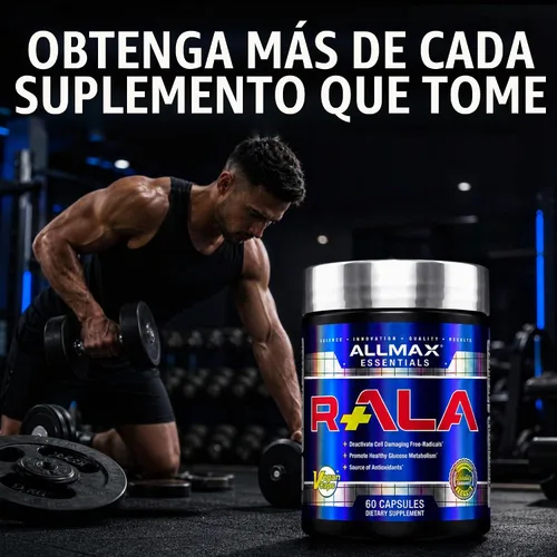 Vista 7 de ALLMAX Cápsulas antioxidantes R+ALA, 60