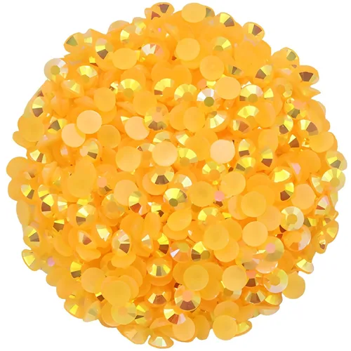 Vista 12 de 4500 diamantes de imitación SS6 de 0.079 in AB con parte trasera plana para uñas, manualidades, gemas redondas de brillo, cristales para bricolaje