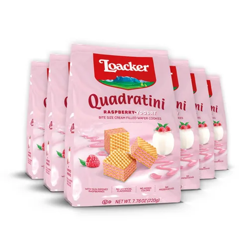 Vista 38 de Loacker Quadratini - Obleas de yogur de arándano de tamaño pequeño
