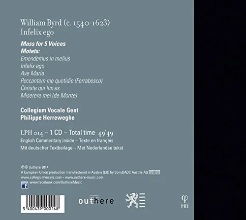 Vista 2 de Infelix Ego Mass for 5 Voices Motets