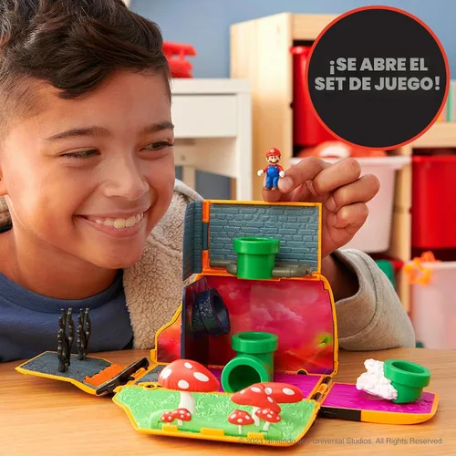 Vista 18 de LA PELÍCULA DE LOS SUPER MARIO BROS. – Set de Juego de Furgoneta con Figura Mini de Mario de 1.25” Mini juego de furgoneta
