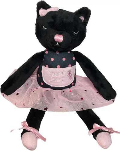 Vista 11 de Caterina - Almohada de hada de dientes de gato para niñas, muñeca de hada de dientes de bailarina