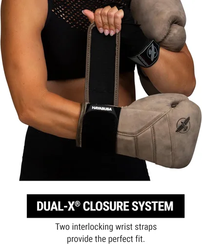 Vista 4 de Guantes de boxeo de cuero Hayabusa T3 LX para hombres y mujeres para entrenamiento, sparring, saco pesado y trabajo con manoplas