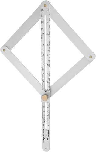 Vista 9 de Buscador de ángulo de esquina de acero inoxidable transportador 0-170 ° Herramienta de medición de carpintería multifuncional Goniómetro de 4