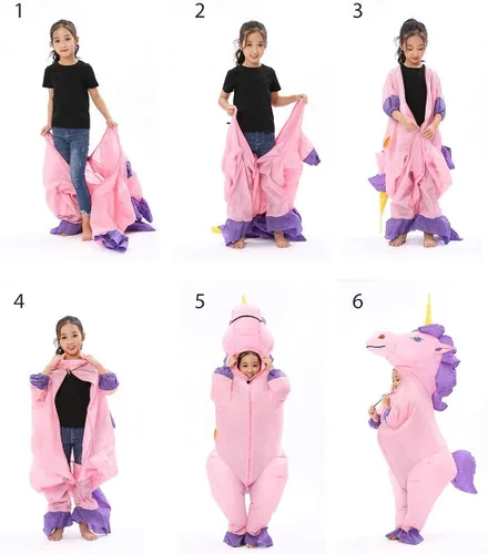 Vista 5 de GOPRIME Unicorn Costume,Child Size,4-12