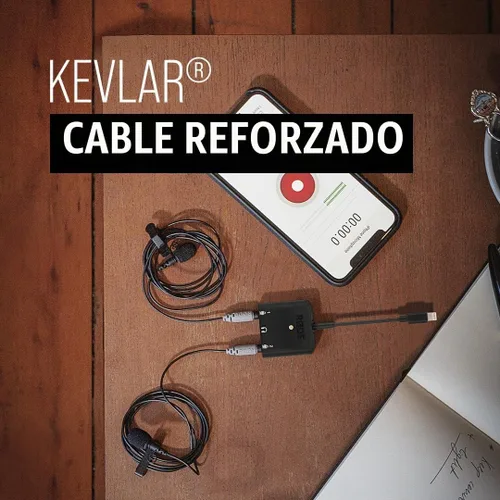 Vista 5 de Rode SmartLav+ Lavalier Micrófono para Smartphones, Negro