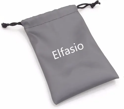 Vista 4 de ELFASIO Anillo para mujer con diseño irlandés clásico de nudo celta de acero inoxidable