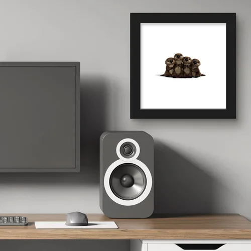 Vista 5 de Trends International Gallery Pops Disney Pixar Finding Dory - Póster de pared de nutrias marinas, 12.00 x 12.00 pulgadas, versión de marco negro