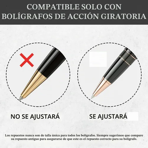 Vista 3 de Pen Savings Monteverde Soft Roll - Paquete combinado, repuestos para bolígrafos con tapa Montblanc, 5 unidades, punta media, M23, punta roscada