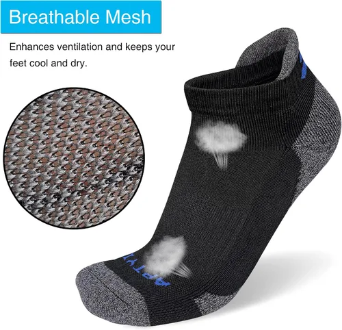 Vista 6 de APTYID Calcetines tobilleros acolchados para hombre (6 pares)
