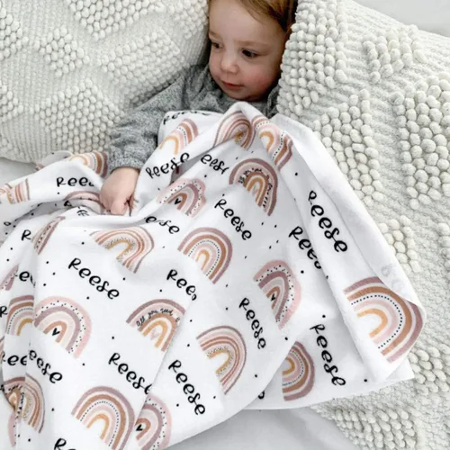 Vista 9 de Manta de nombre personalizada para bebé niña niños y adultos con nombre, personalizado con nombre del bebé, manta personalizada para niños. Regalo