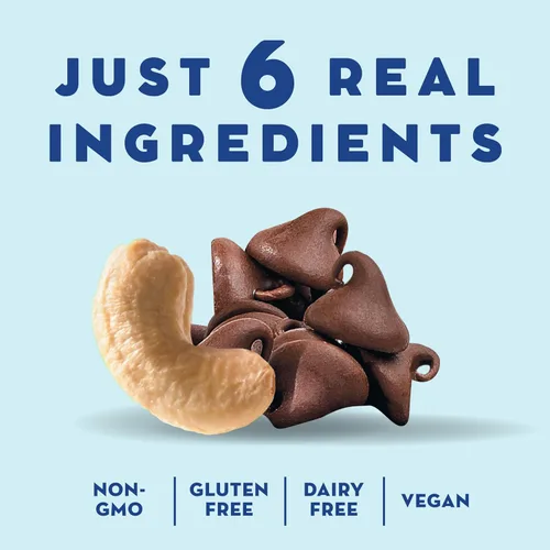 Vista 5 de Larabar - Mini barras de masa de galletas con chispas de chocolate, barra vegana de frutas y nueces sin gluten, barras de 0.78 onzas, 20