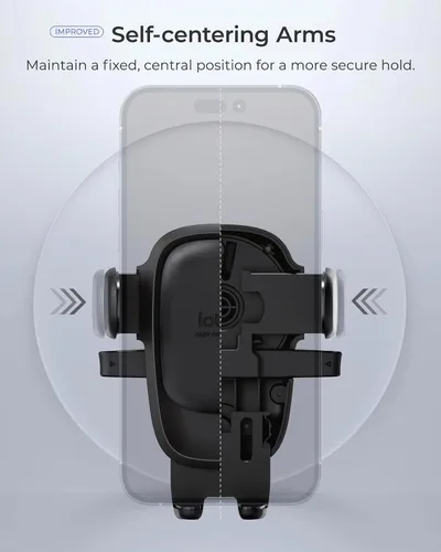 Vista 3 de iOttie Easy One Touch Advanced soporte de teléfono para coche con ventosas - Soporte universal para teléfono celular para iPhone, Google, Samsung