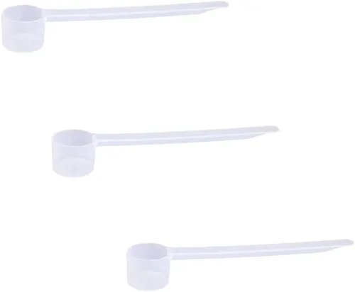 Vista 57 de Cuchara de plástico de mango largo, cucharas medidoras para polvos y gránulos, café, alimentos para mascotas, granos, proteínas, especias y otros