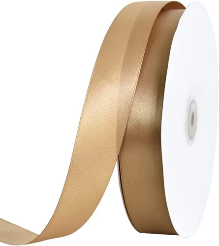 Vista 98 de TONIFUL 1-1/2 Pulgadas (40mm) x 100 Yardas Cinta de Satén Rosa Bebé Ancha de Tela Sólida para Envolver Regalos, Cinta para Silla, Día de San