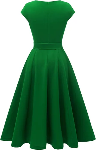 Vista 3 de DRESSTELLS - Vestidos de cóctel para mujer, vestido formal para invitadas de boda, vestido de noche discreto para festividades, iglesia y fiestas
