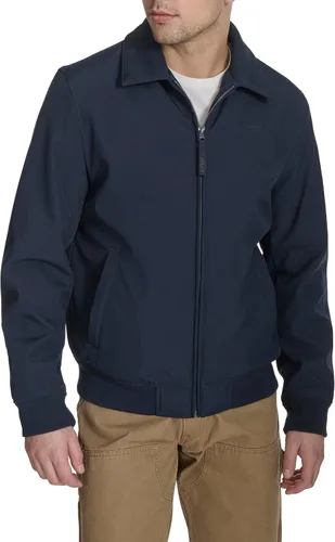 Vista 7 de Levi's Men's Men's Lightweight Softshell Varsity Rib Knit Bomber Jacket