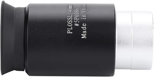 Vista 8 de Plossl ocular, 1.25" 1.575 in totalmente recubierto, negro, principiante, entusiastas de la astronomía