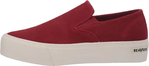 Vista 8 de SEAVEES Zapatos deportivos Baja sin cordones con plataforma para mujer
