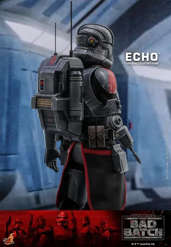 Vista 6 de Hot Toys 1:6 Echo - Star Wars: The Bad Batch, Negro