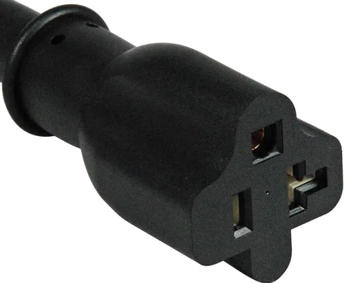 Vista 5 de Conntek Adaptador de coleta extra resistente P515520 NEMA 5-15P a 5-15/20R, certificado UL