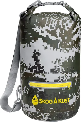 Vista 10 de Skog Å Kust DrySak - Bolsa impermeable con tapa enrollable para viajes y al aire libre - tamaños de 5, 10 y 20 litros