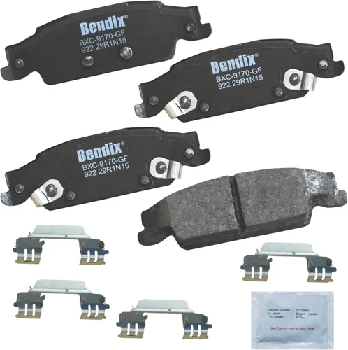 Vista 249 de Bendix Priority1 CFC154 - Juego de pastillas de freno de disco para Avanti II, Century, LeSabre, Regal, Riviera, chasis comercial, DeVille