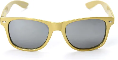 Vista 3 de NCAA Vanderbilt Commodores VAN-1 marco dorado, lentes de sol plateadas, talla única, oro