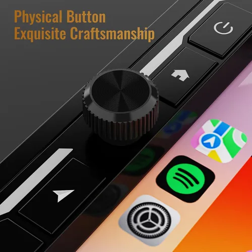 Vista 4 de Haudio - Radio de doble DIN para automóvil con CarPlay inalámbrico y Android Auto, pantalla táctil de 7 pulgadas, estéreo para automóvil, navegación