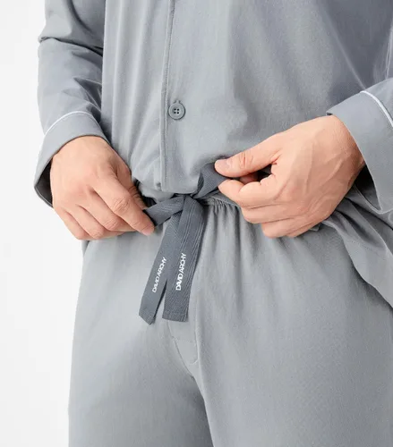 Vista 29 de DAVID ARCHY - Pijama de algodón con botones para hombre