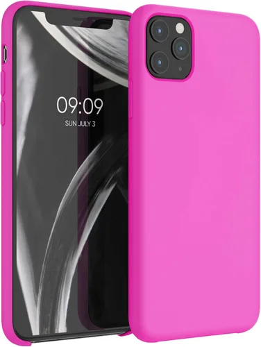 Vista 11 de kwmobile - Carcasa de silicona de poliuretano termoplástico (TPU) compatible con Apple iPhone 11 Pro Max, funda protectora suave y flexible de hule
