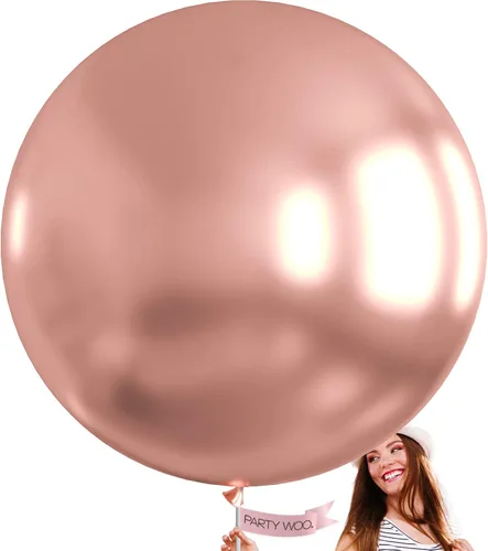 Vista 25 de PartyWoo Globos color nude, 50 globos bohemios de color albaricoque de 5 pulgadas, globos beige para guirnalda de globos o arco de globos como