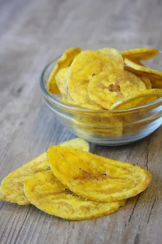Vista 4 de SAMAI Chips de plátano de chile de 2.65 onzas, paquete de 15 unidades, totalmente naturales, sin OMG, sin gluten y Kosher