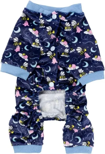 Vista 5 de Fuzzyard Off to the Moon - Pijama de abejas durmientes para perros (talla 1), multicolor, Multi colorido