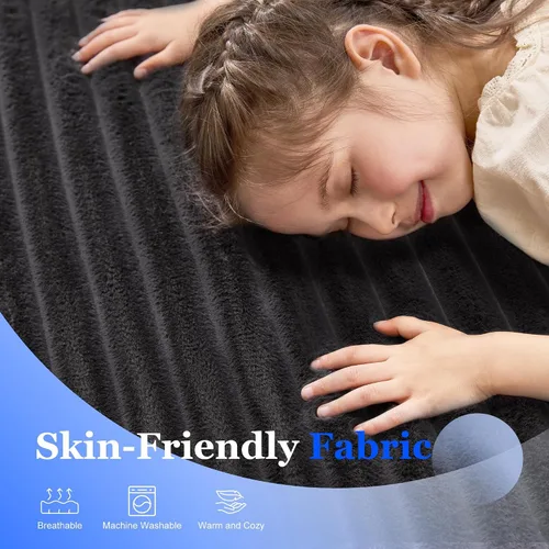 Vista 6 de Hobestluk Sofá Individual de Espuma Sillón Sofá para Espacios Pequeños Sofás Cómodos con Funda Extraíble Sofá Peludo con Almohadas para Sala