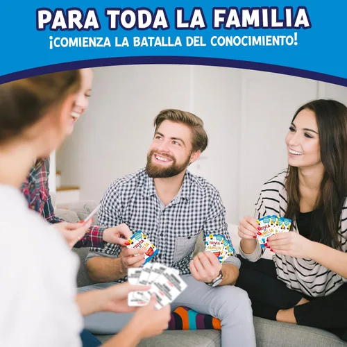 Vista 4 de Trivia en Familia – Juego de Mesa en Español para Familia, Amigos, Adultos y Adolescentes Juego de Cartas Trivia Divertida y Educativa