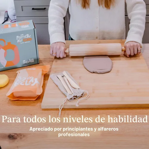 Vista 4 de Sculpd Arcilla seca al aire – Arcilla para esculpir y modelar de alta calidad para artes y manualidades – Arcilla suave autoendurecible
