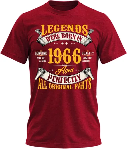 Vista 7 de Camiseta de cumpleaños para hombre, leyendas nacieron en 19XX, camiseta Negro
